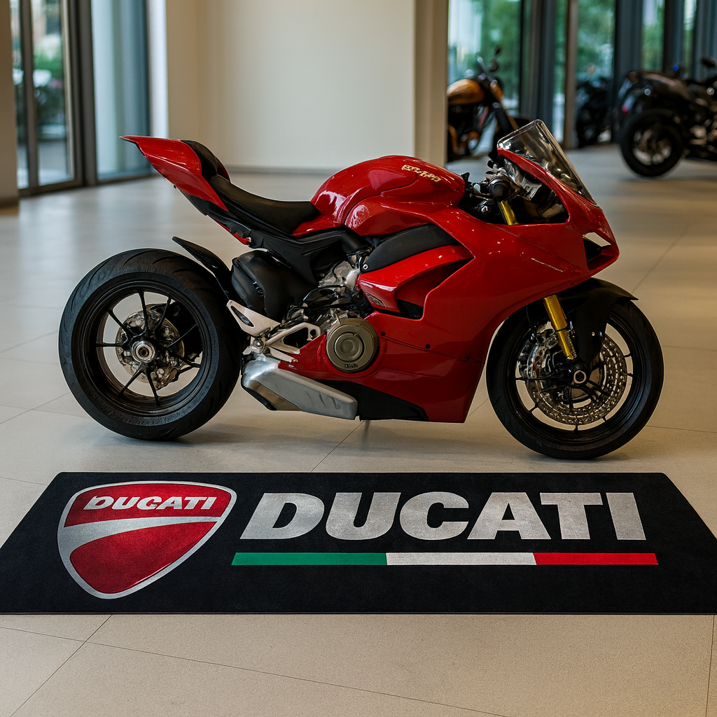 Ducati Luxury Rug 32×87 INCH Home, Garage & Display Carpet