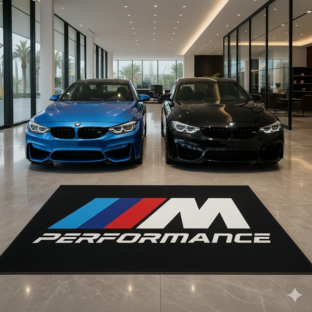 BMW M Performance Luxury Rug 59.1 × 86.6 inch Home, Garage & Display Carpet