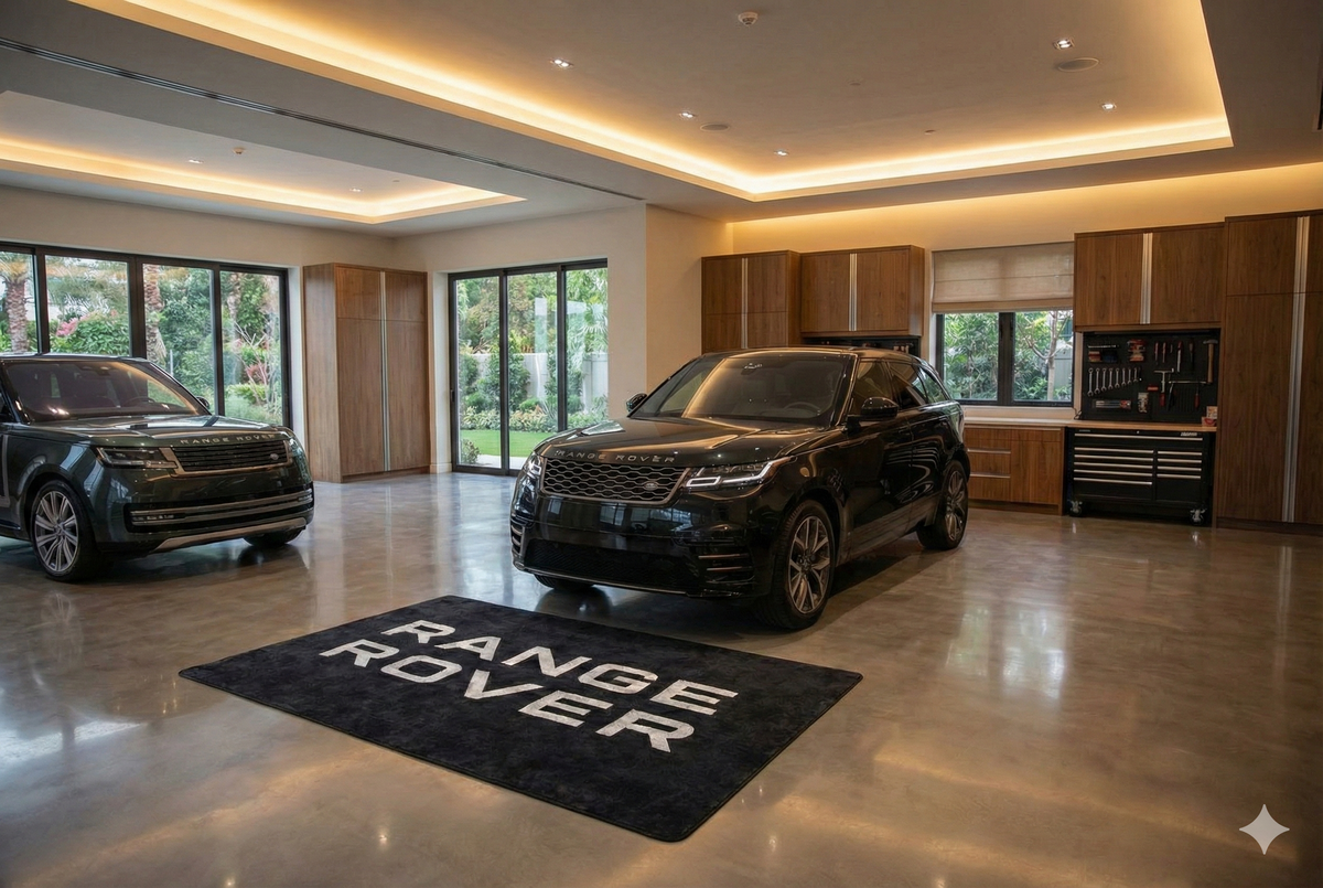 Range Rover Garage Floor Mat 5x7 FT (60x87 Inches)