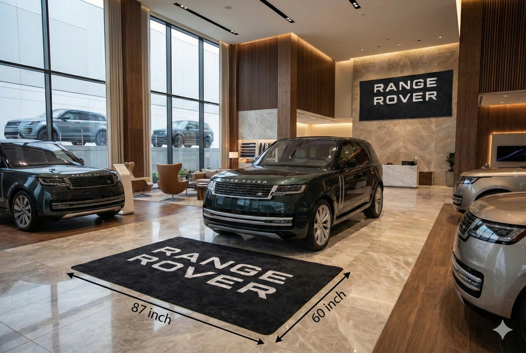 Range Rover Garage Floor Mat 5x7 FT (60x87 Inches)