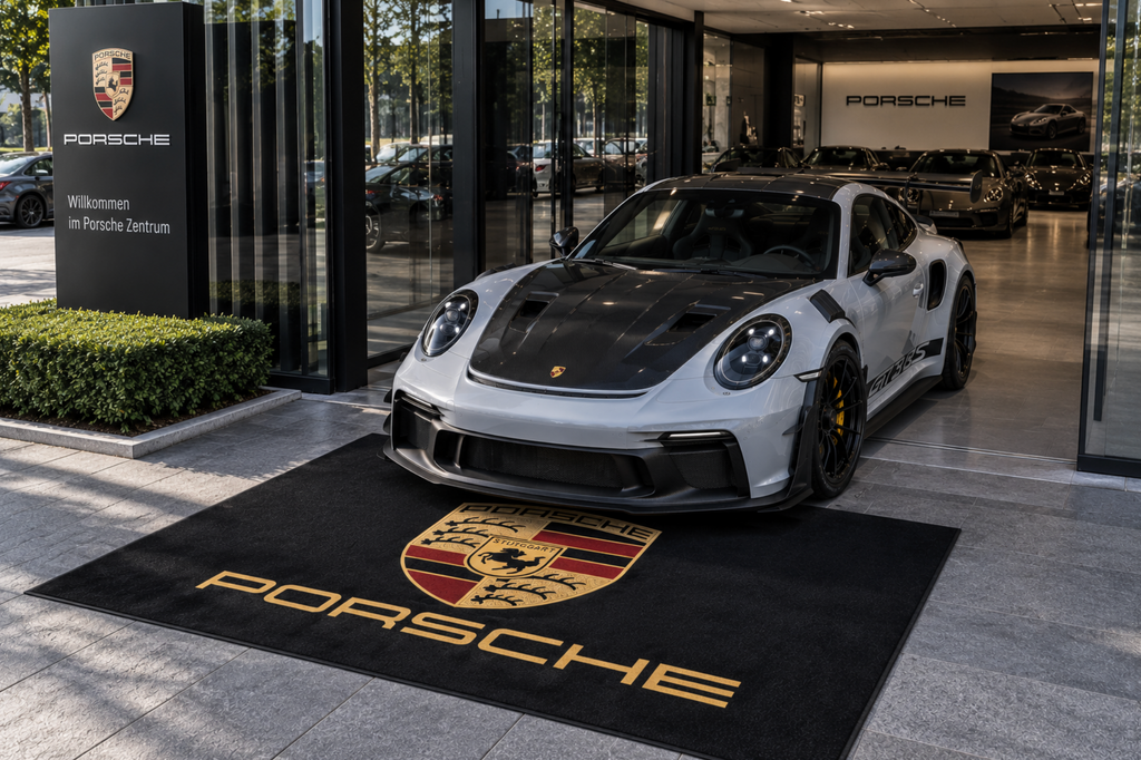 Porsche Luxury Rug 60×87 INCH Garage Floor Mat