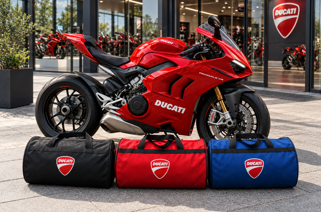 Ducati Motorcycle Duffel Bag – Premium Travel & Riding Gear Bag