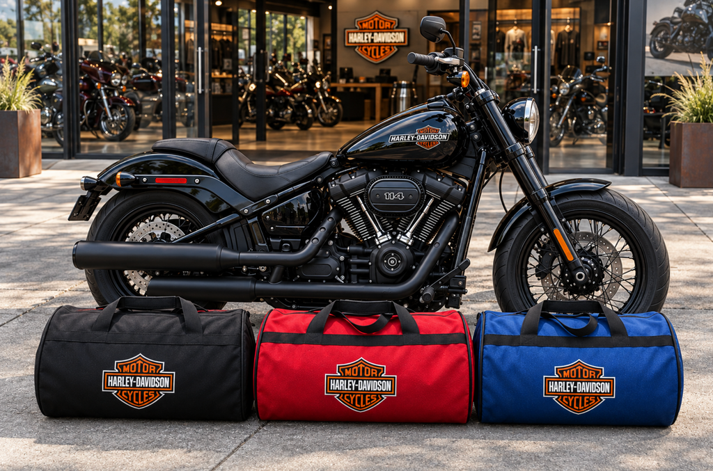 Harley-Davidson Motorcycle Duffel Bag – Premium Travel & Riding Gear Bag