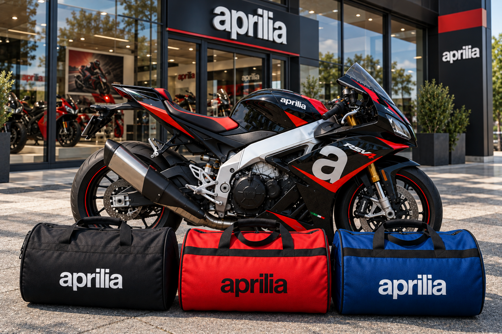 Aprilia Motorcycle Duffel Bag – Premium Travel & Riding Gear Bag