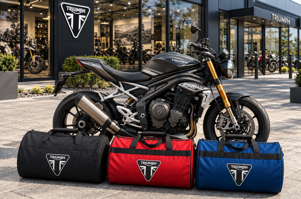 Triumph Motorcycle Duffel Bag – Premium Travel & Riding Gear Bag