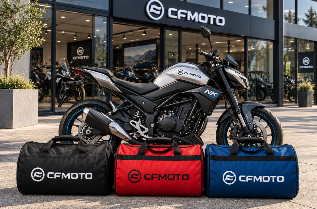 CFMOTO Motorcycle Duffel Bag – Premium Travel & Riding Gear Bag