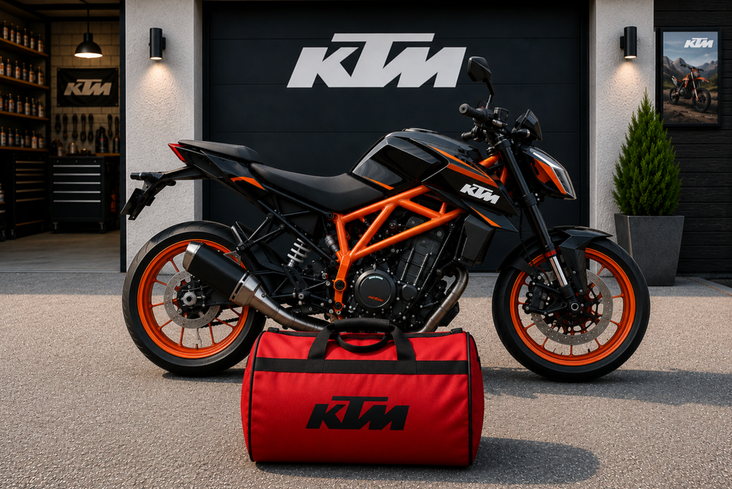 KTM Motorcycle Duffel Bag – Premium Travel & Riding Gear Bag