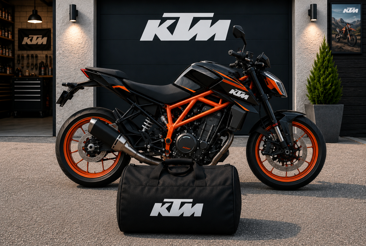 KTM Motorcycle Duffel Bag – Premium Travel & Riding Gear Bag