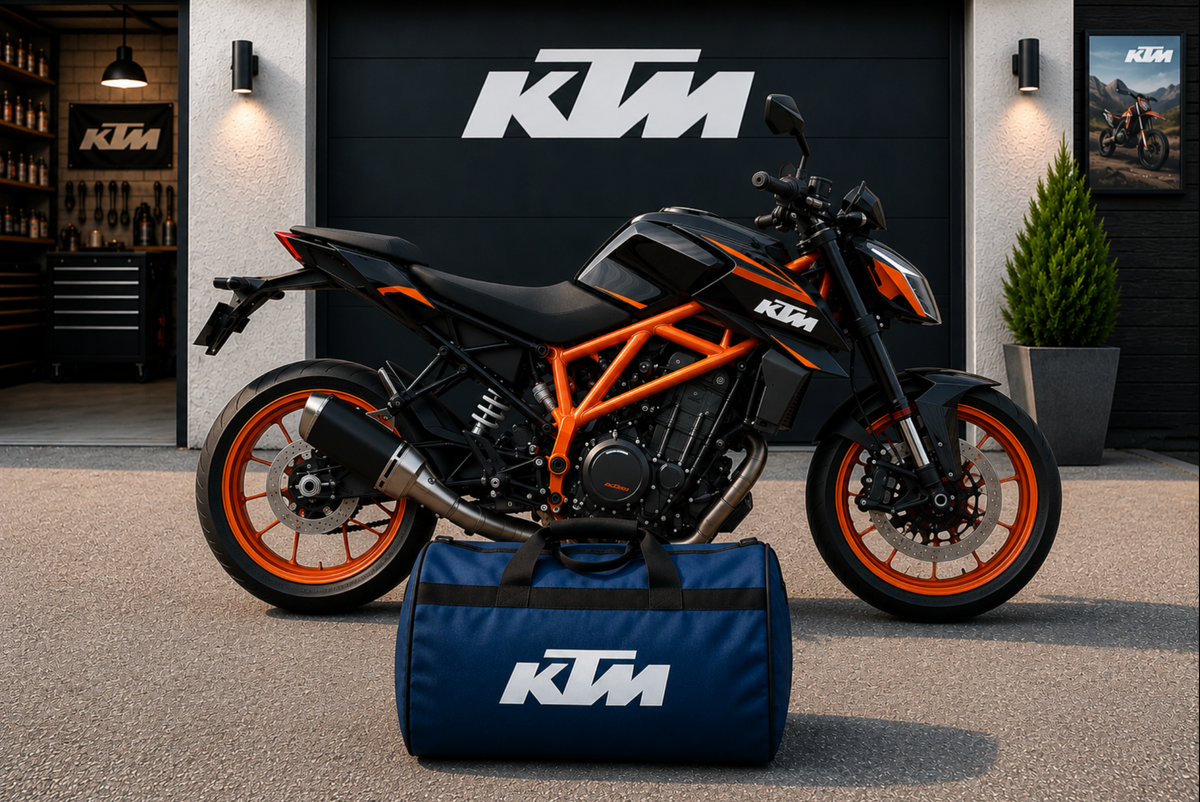 KTM Motorcycle Duffel Bag – Premium Travel & Riding Gear Bag