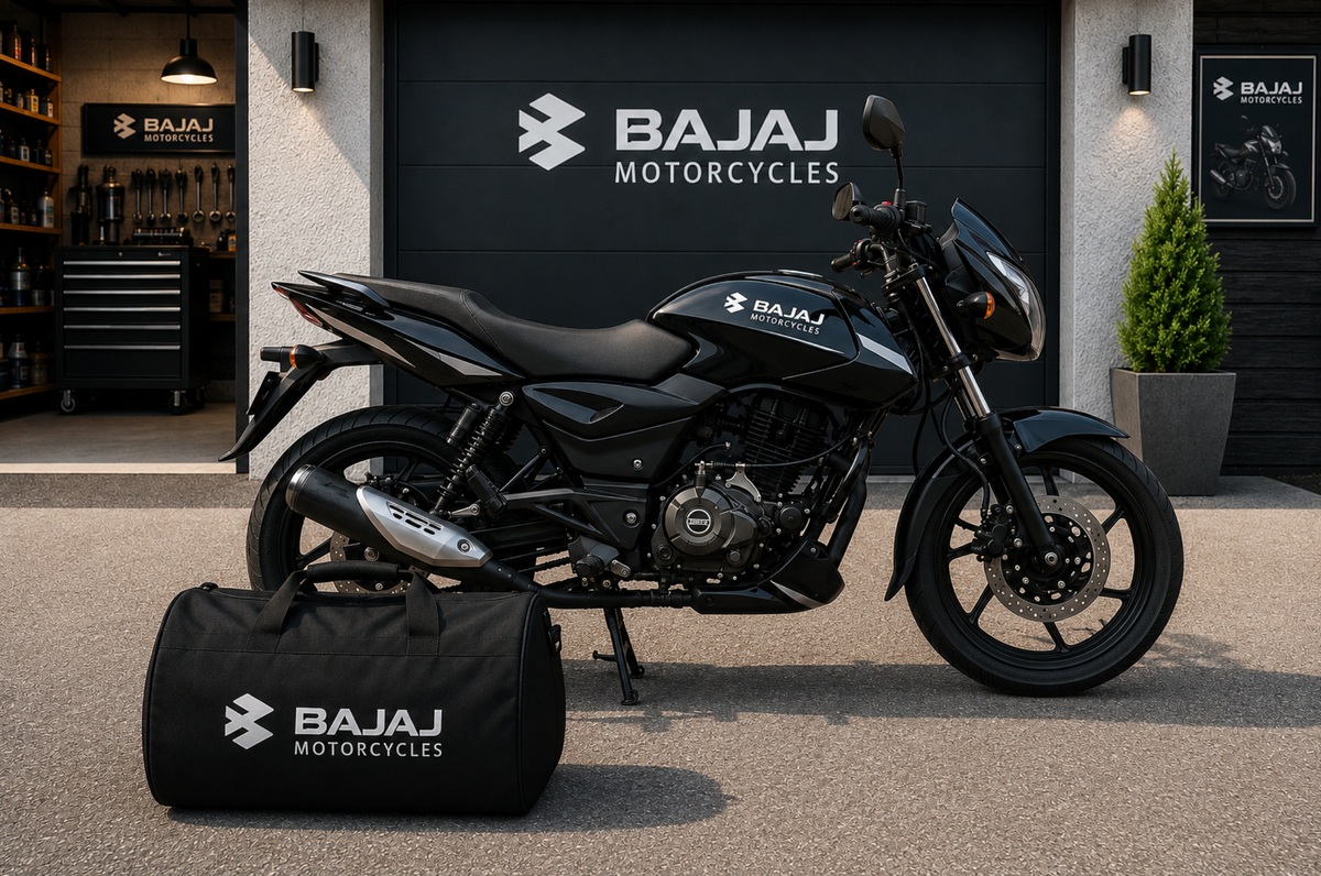 BAJAJ Motorcycle Duffel Bag – Premium Travel & Riding Gear Bag