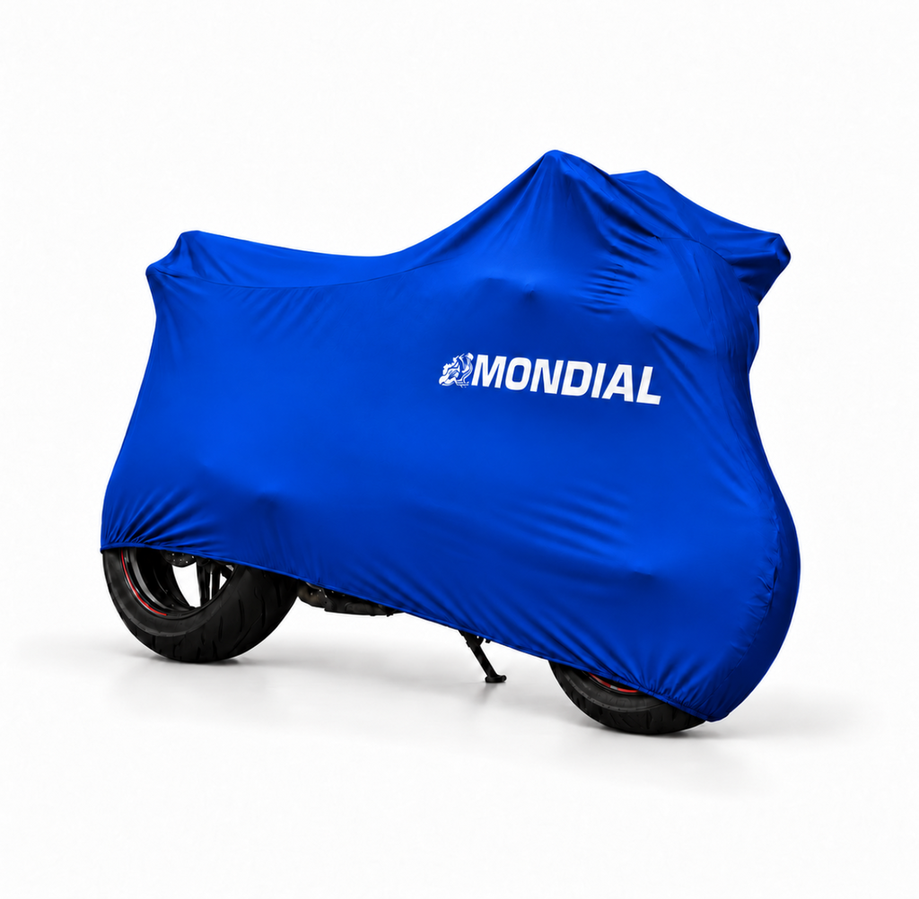 Mondial Custom-Fit Indoor Motorcycle Cover – Premium Dust & Scratch Protection