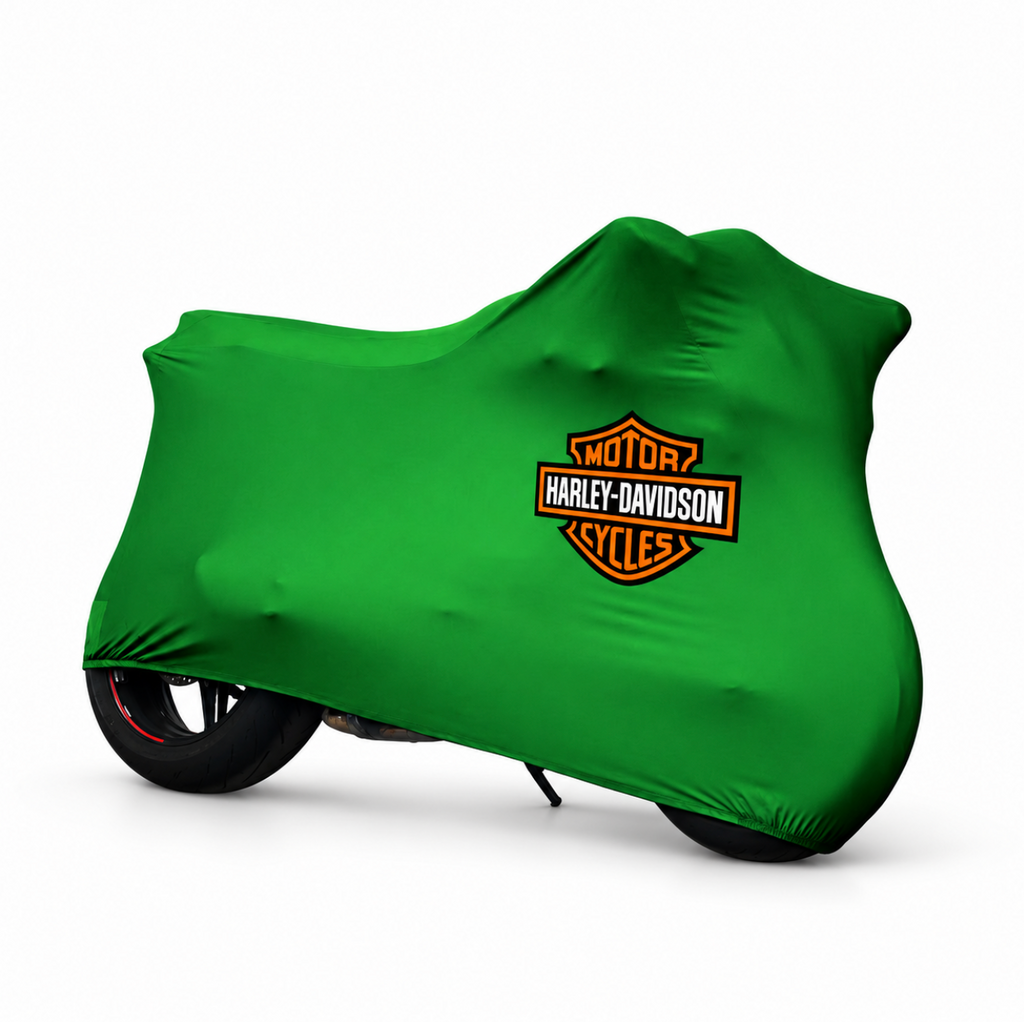Harley-Davidson Custom-Fit Indoor Motorcycle Cover – Premium Dust & Scratch Protection