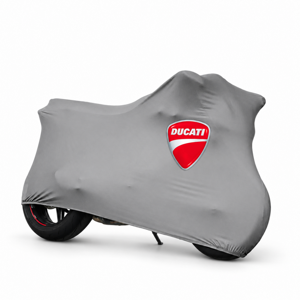 Ducati Custom-Fit Indoor Motorcycle Cover – Premium Dust & Scratch Protection