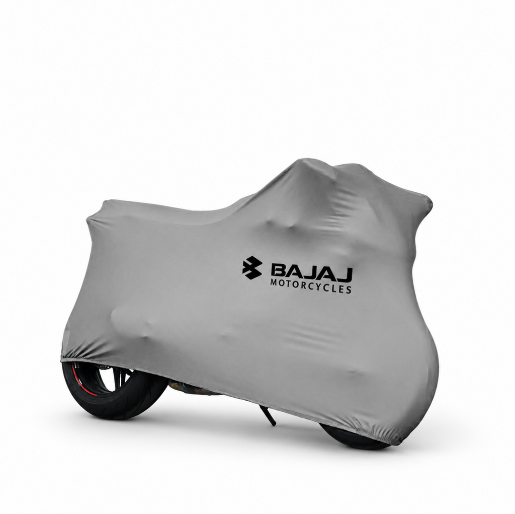 BAJAJ Custom-Fit Indoor Motorcycle Cover – Premium Dust & Scratch Protection