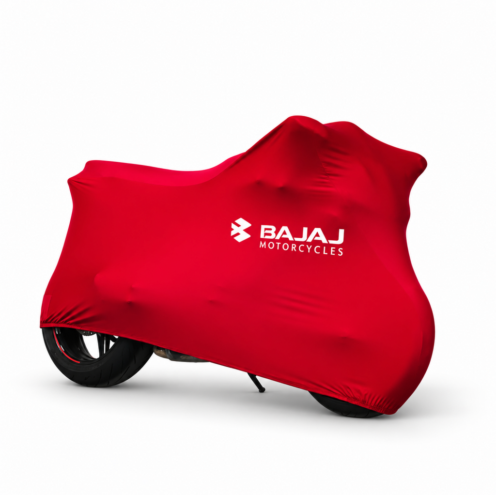 BAJAJ Custom-Fit Indoor Motorcycle Cover – Premium Dust & Scratch Protection