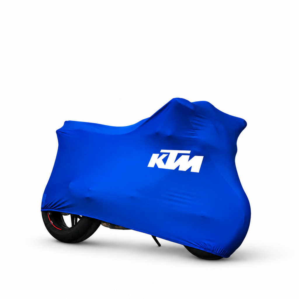 KTM Custom-Fit Indoor Motorcycle Cover – Premium Dust & Scratch Protection