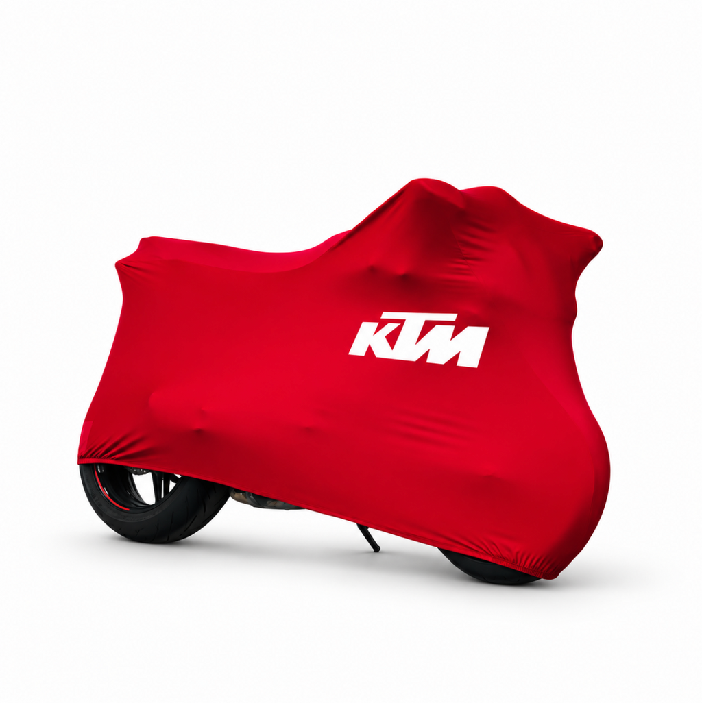 KTM Custom-Fit Indoor Motorcycle Cover – Premium Dust & Scratch Protection