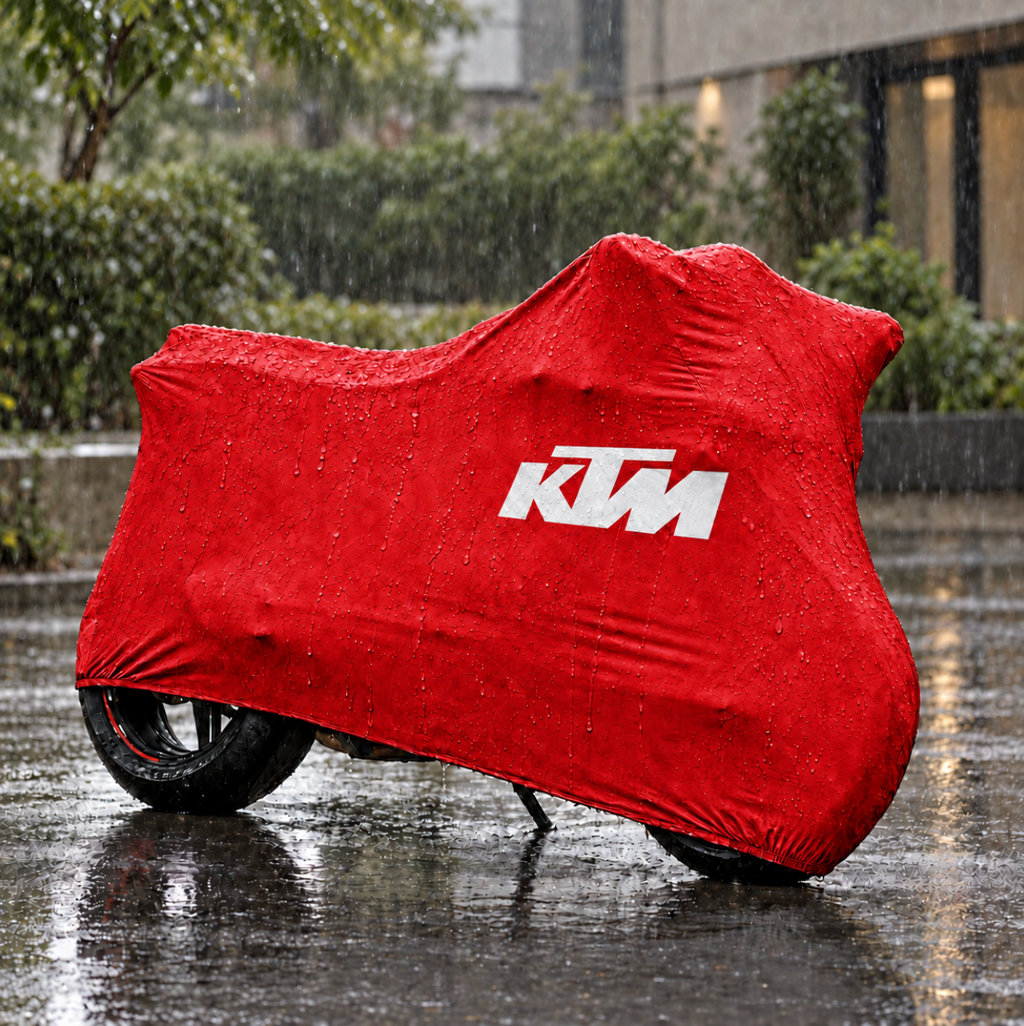 KTM Custom-Fit Outdoor Motorcycle Cover – Waterproof All-Weather Protection