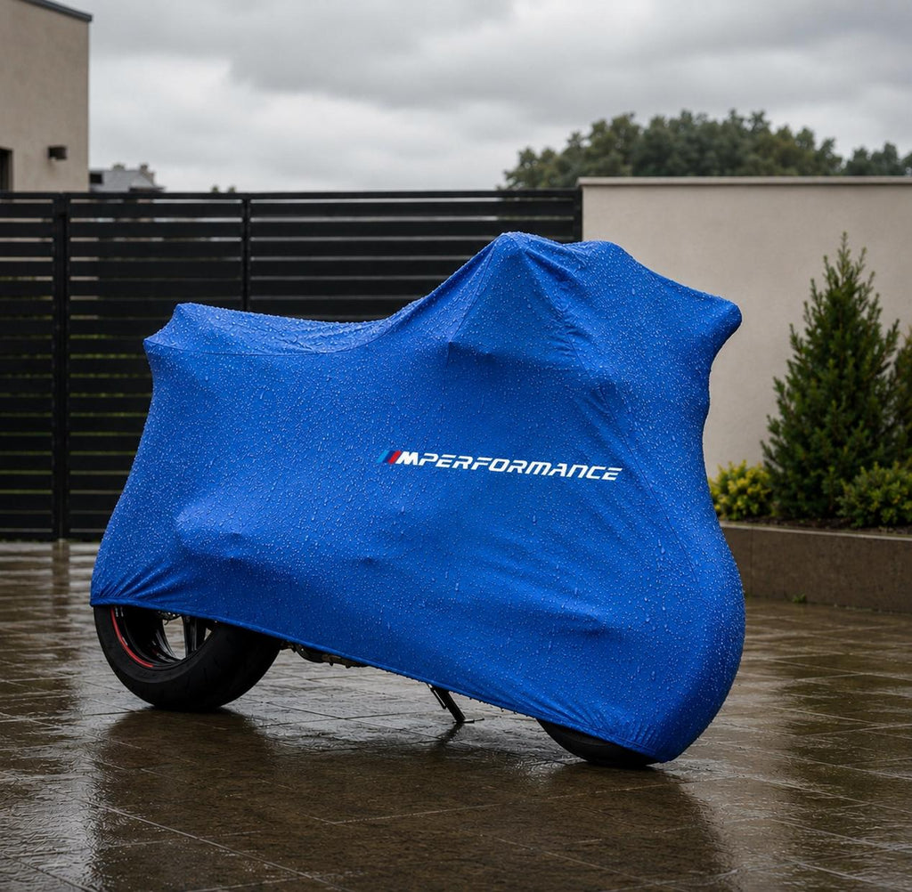 BMW M Performance Custom-Fit Outdoor Motorcycle Cover – Waterproof All-Weather Protection