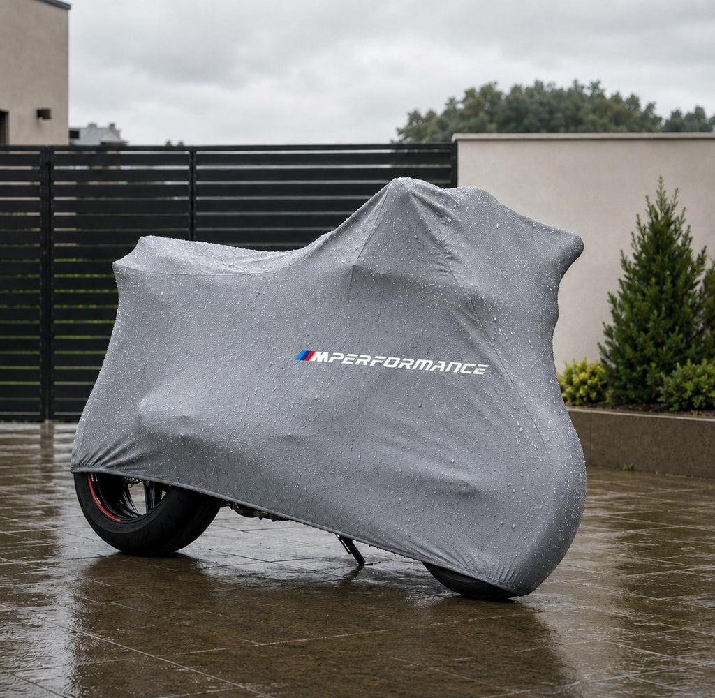BMW M Performance Custom-Fit Outdoor Motorcycle Cover – Waterproof All-Weather Protection