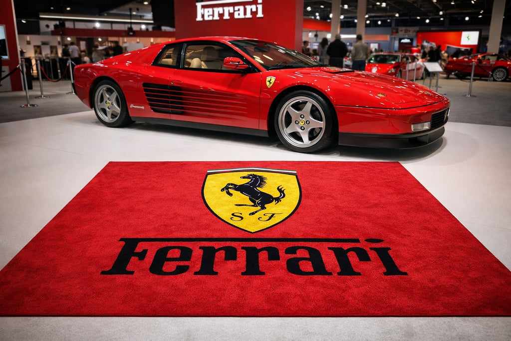 Ferrari Garage Floor Mat 5x7 FT (60x87 Inches)