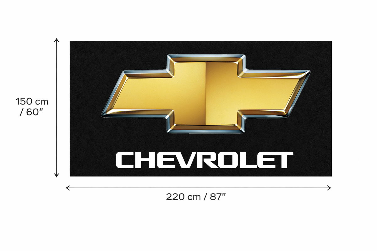Chevrolet Garage Floor Mat 5x7 FT (60x87 Inches)