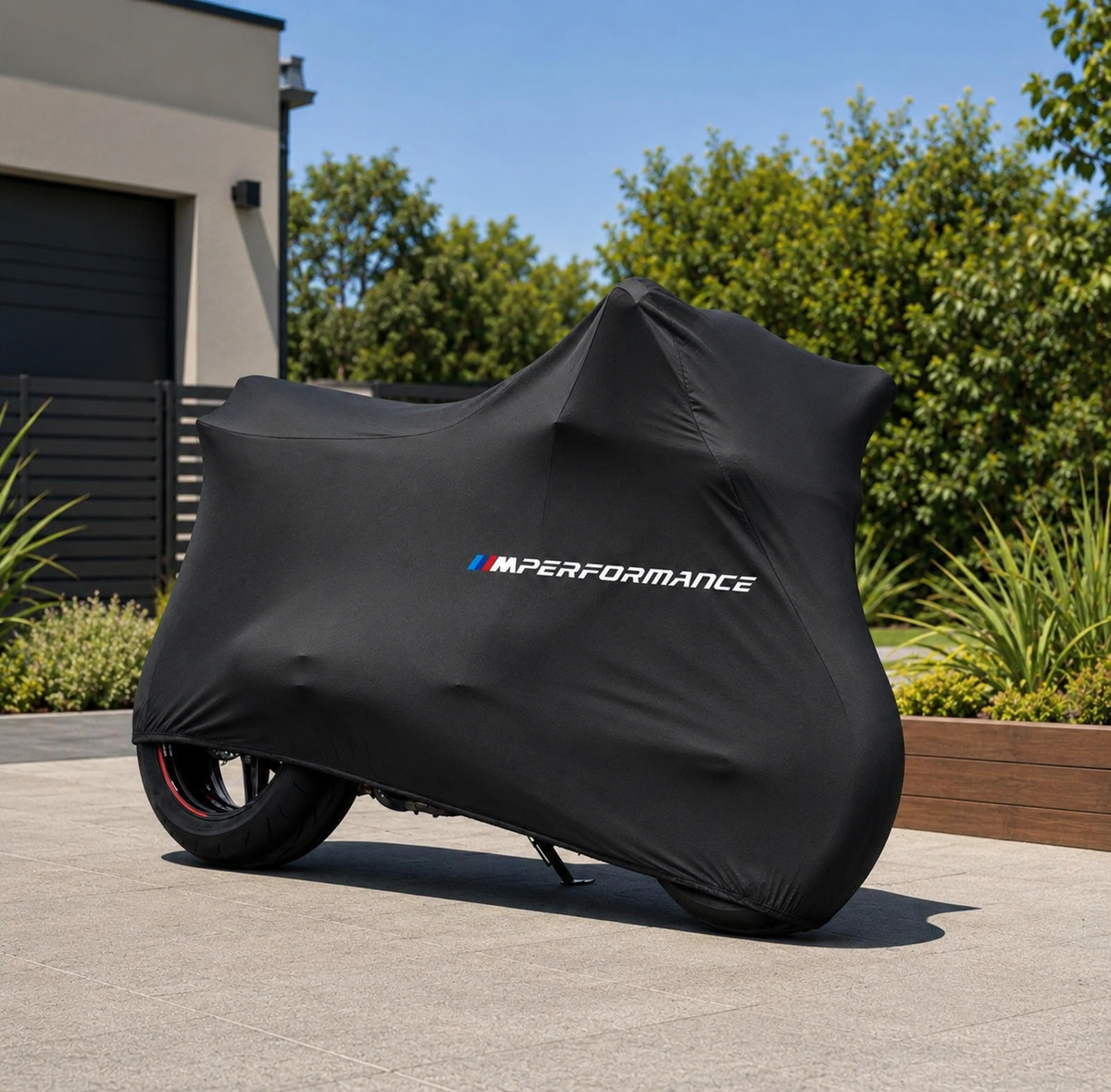 BMW M Performance Custom-Fit Indoor Motorcycle Cover – Premium Dust & Scratch Protection