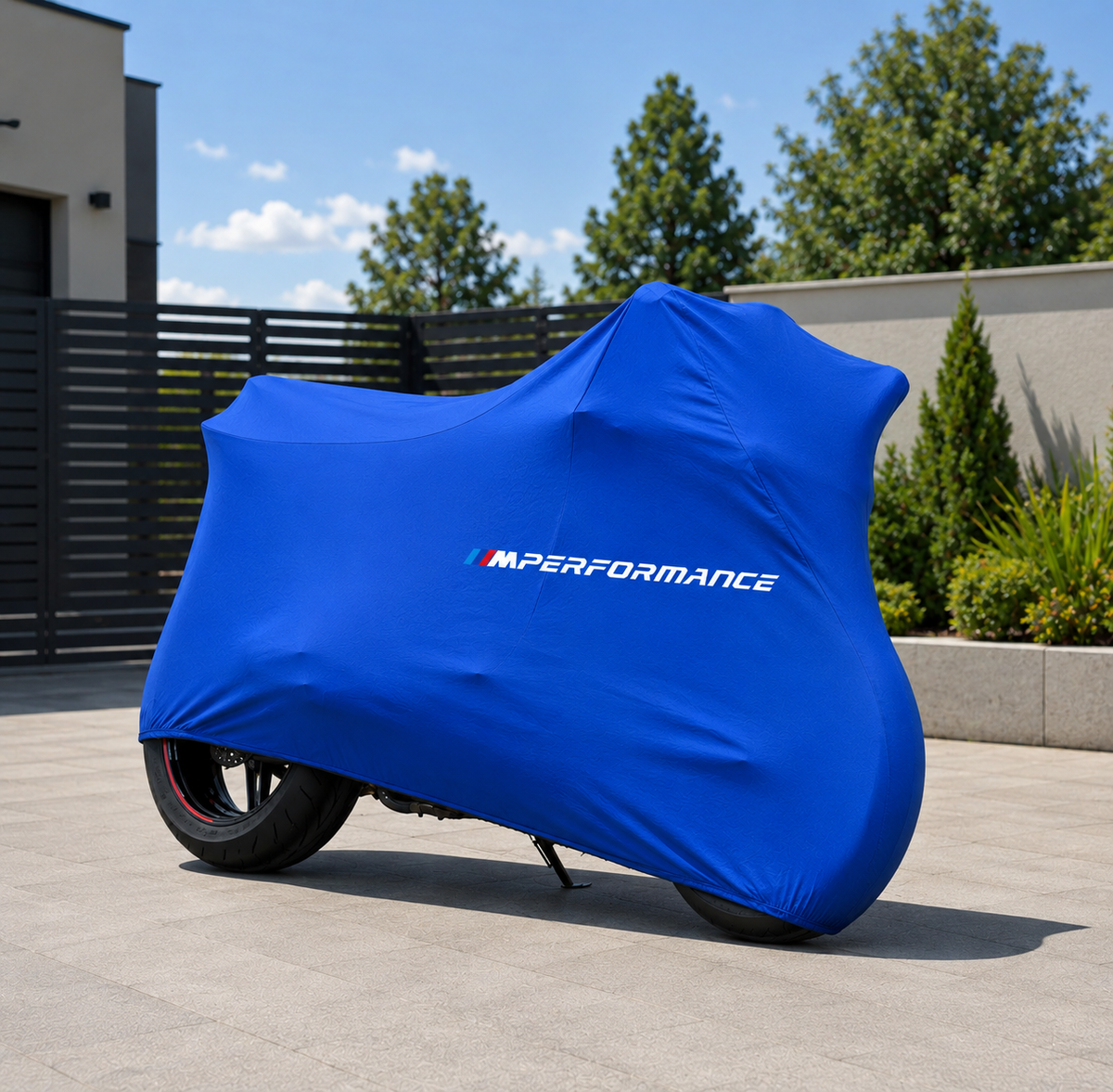 BMW M Performance Custom-Fit Indoor Motorcycle Cover – Premium Dust & Scratch Protection
